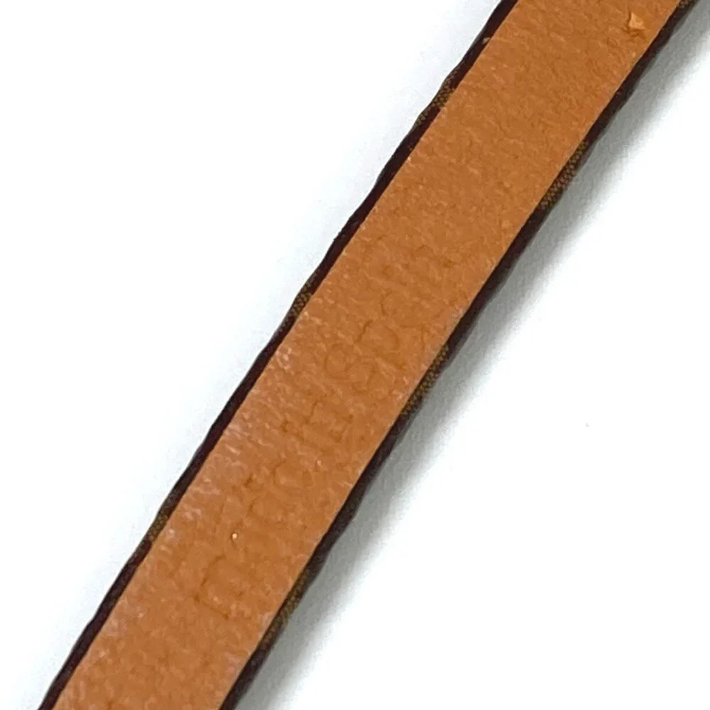 LOUIS VUITTON Brown Monogram Canvas Charm Bracelet